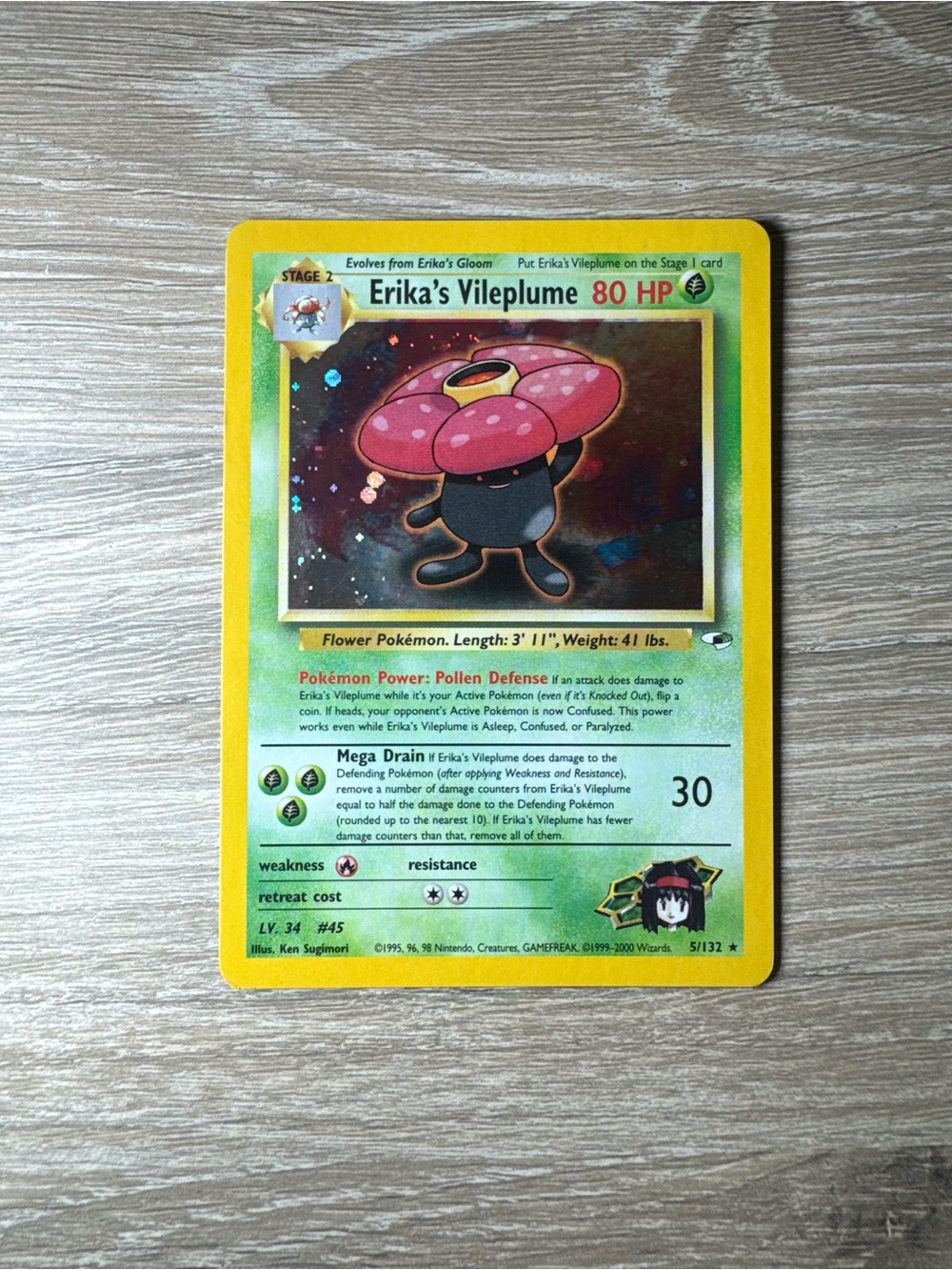 Erika's Vileplume #5/Pokemon Gym Heroes